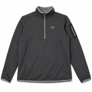 Arc'teryx Polartec 1/4 Zip Fleece Pullover Black Women's Large Canada Arcteryx